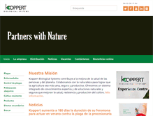 Tablet Screenshot of koppert.es